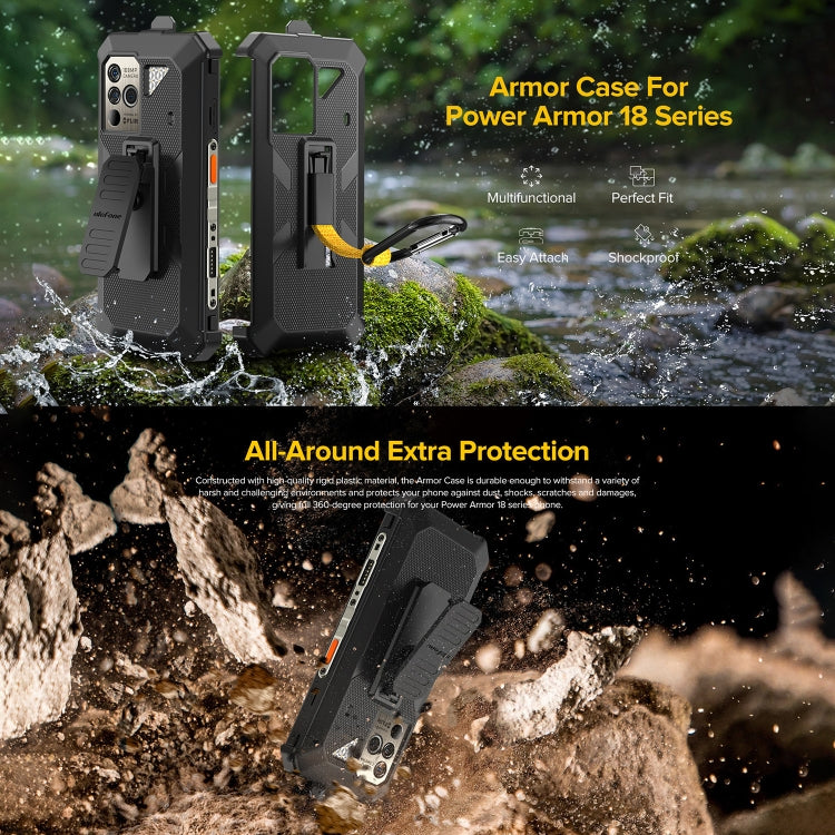 For Ulefone Power Armor 18 Ultra / 18T / 18T Ultra / 19 / 19T  Ulefone Back Clip Phone Case with Carabiner For Ulefone Power Armor 18 Ultra / 18T / 18T Ultra / 19 / 19T  Ulefone Back Clip Phone Case with Carabiner