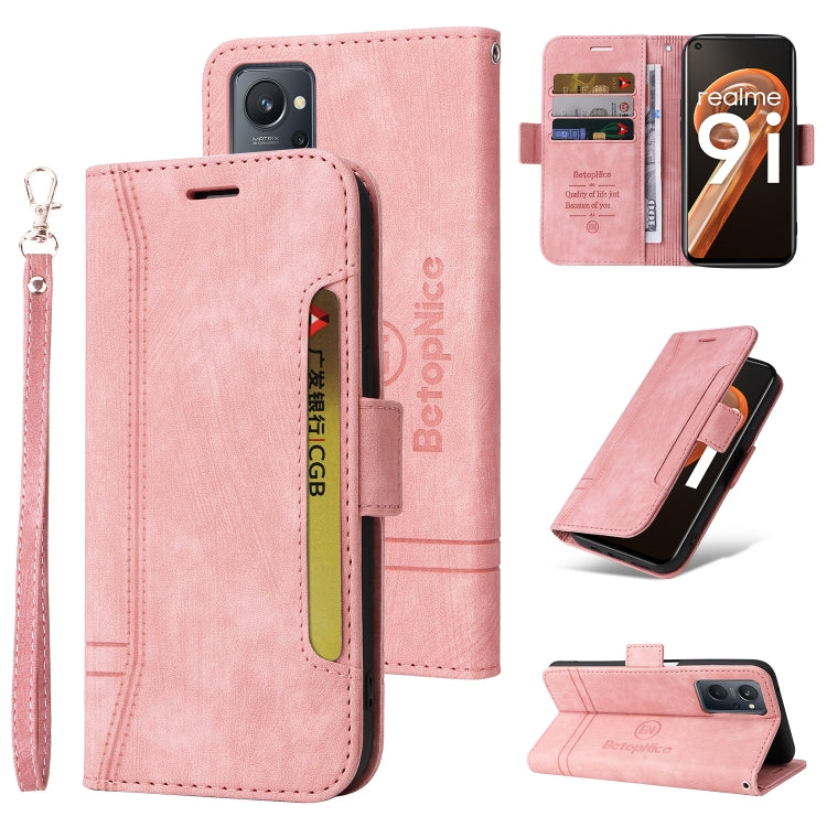 BETOPNICE Dual-side Buckle Leather Phone Case, For Realme 9i / A96 4G / A76 4G / A36 4G, For vivo S12, For OPPO Reno7 / F21 Pro, For Realme GT Neo2 5G CN Version