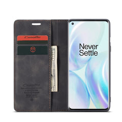 CaseMe Multifunctional Horizontal Flip Leather Case, with Card Slot & Holder & Wallet, For OnePlus 8, For OnePlus 8 Pro