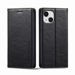 LC.IMEEKE RFID Anti-theft Leather Phone Case, For iPhone 13, For iPhone 13 Mini, For iPhone 14, For iPhone 14 Plus