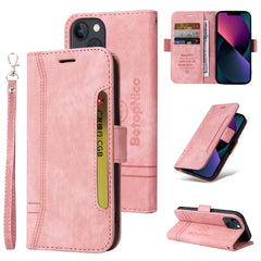 BETOPNICE Dual-side Buckle Leather Phone Case, For iPhone 13 mini, For iPhone 13, For iPhone 13 Pro, For iPhone 13 Pro Max