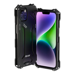 R-JUST RJ17 Stoßfeste Panzermetall-Telefonhülle, Für iPhone 14, Für iPhone 14 Plus, Für iPhone 14 Pro, Für iPhone 14 Pro Max