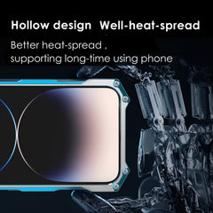 R-JUST RJ17 Stoßfeste Panzermetall-Telefonhülle, Für iPhone 14, Für iPhone 14 Plus, Für iPhone 14 Pro, Für iPhone 14 Pro Max