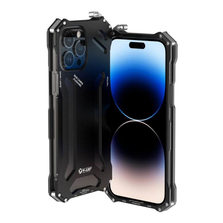 R-JUST RJ17 Stoßfeste Panzermetall-Telefonhülle, Für iPhone 14, Für iPhone 14 Plus, Für iPhone 14 Pro, Für iPhone 14 Pro Max R-JUST RJ17 Stoßfeste Panzermetall-Telefonhülle, Für iPhone 14, Für iPhone 14 Plus, Für iPhone 14 Pro, Für iPhone 14 Pro Max