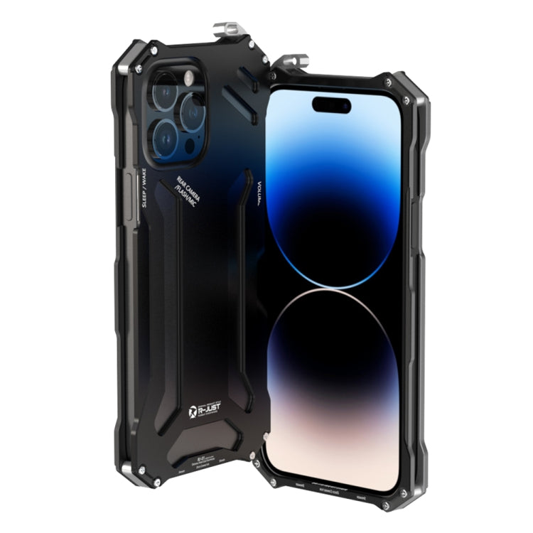 R-JUST RJ17 Stoßfeste Panzermetall-Telefonhülle, Für iPhone 14, Für iPhone 14 Plus, Für iPhone 14 Pro, Für iPhone 14 Pro Max R-JUST RJ17 Stoßfeste Panzermetall-Telefonhülle, Für iPhone 14, Für iPhone 14 Plus, Für iPhone 14 Pro, Für iPhone 14 Pro Max
