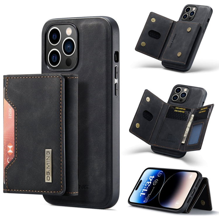 DG.MING M2 Series 3-Fold Card Bag Magnetic Leather Case, For iPhone 14, For iPhone 14 Plus, For iPhone 14 Pro, For iPhone 14 Pro Max DG.MING M2 Series 3-Fold Card Bag Magnetic Leather Case, For iPhone 14, For iPhone 14 Plus, For iPhone 14 Pro, For iPhone 14 Pro Max