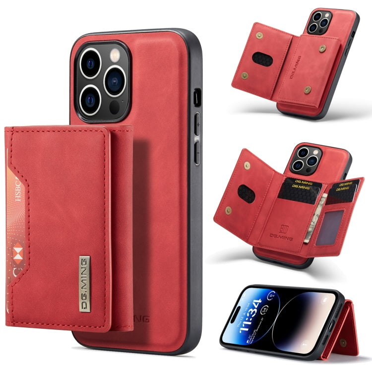 DG.MING M2 Series 3-Fold Card Bag Magnetic Leather Case, For iPhone 14, For iPhone 14 Plus, For iPhone 14 Pro, For iPhone 14 Pro Max DG.MING M2 Series 3-Fold Card Bag Magnetic Leather Case, For iPhone 14, For iPhone 14 Plus, For iPhone 14 Pro, For iPhone 14 Pro Max