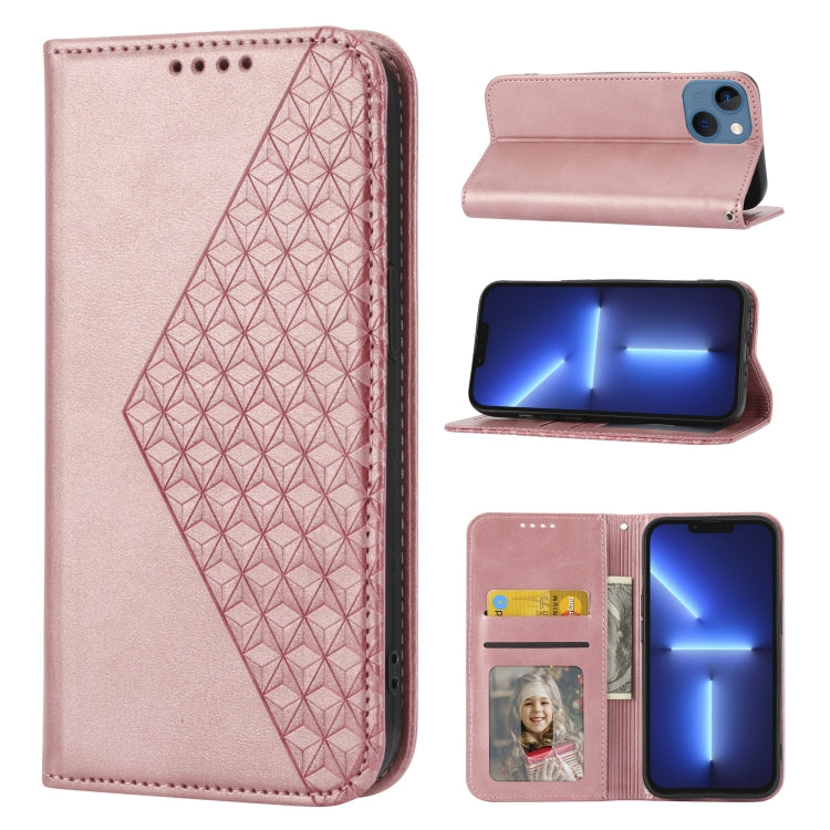 Cubic Grid Calf Texture Magnetic Closure Leather Phone Case, For iPhone 14, For iPhone 14 Plus, For iPhone 14 Pro, For iPhone 14 Pro Max Cubic Grid Calf Texture Magnetic Closure Leather Phone Case, For iPhone 14, For iPhone 14 Plus, For iPhone 14 Pro, For iPhone 14 Pro Max