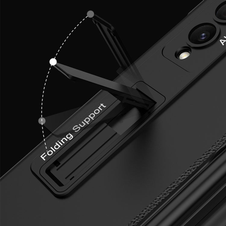 GKK Magnetic Hinge Flip Phone Case with Holder & Pen Slot, For Samsung Galaxy Z Fold4 GKK Magnetic Hinge Flip Phone Case with Holder & Pen Slot, For Samsung Galaxy Z Fold4