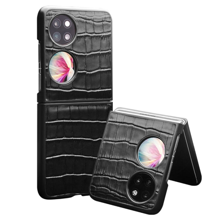 QIALINO Crocodile Pattern Genuine Leather Phone Case, For Huawei Mate XS 2, For Huawei P50 Pocket QIALINO Crocodile Pattern Genuine Leather Phone Case, For Huawei Mate XS 2, For Huawei P50 Pocket