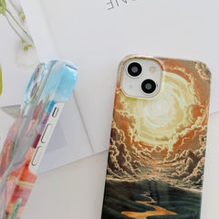 Varnishing Water Stick PC Phone Case, For iPhone 12 Pro Max