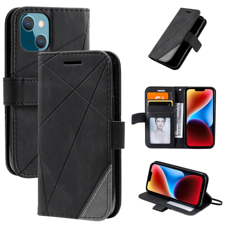 Skin Feel Splicing Leather Phone Case, For iPhone 14 Pro Max, For iPhone 14 Pro, For iPhone 14, For iPhone 14 Plus Skin Feel Splicing Leather Phone Case, For iPhone 14 Pro Max, For iPhone 14 Pro, For iPhone 14, For iPhone 14 Plus