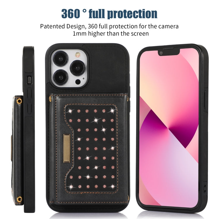 Three-fold RFID Leather Phone Case with Lanyard, For iPhone 13 Pro Max, For iPhone 14, For iPhone 14 Plus, For iPhone 14 Pro Three-fold RFID Leather Phone Case with Lanyard, For iPhone 13 Pro Max, For iPhone 14, For iPhone 14 Plus, For iPhone 14 Pro