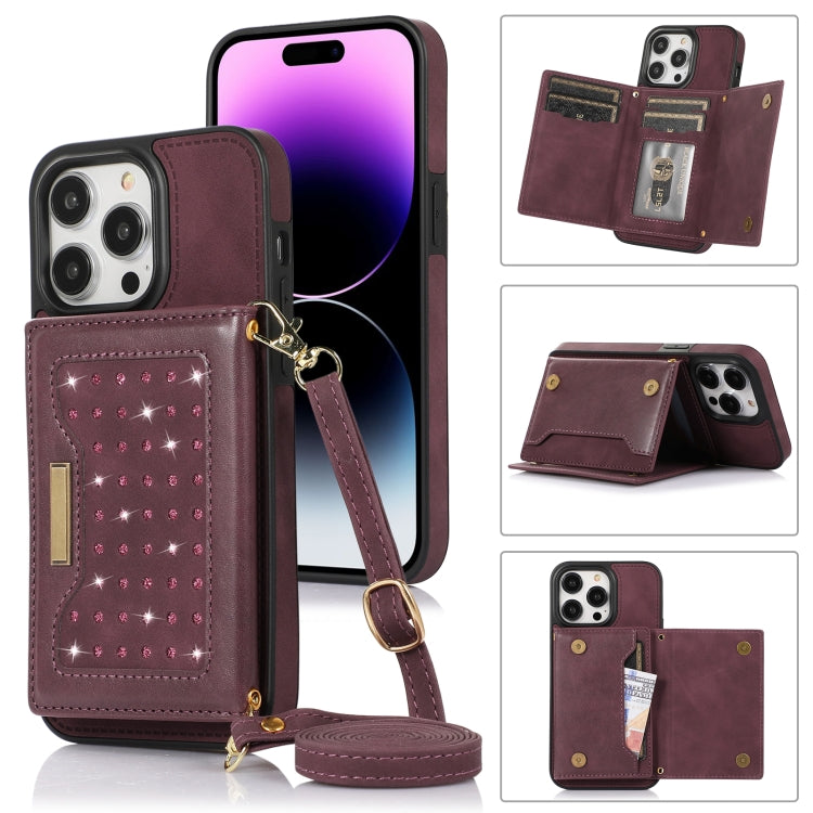 Three-fold RFID Leather Phone Case with Lanyard, For iPhone 13 Pro Max, For iPhone 14, For iPhone 14 Plus, For iPhone 14 Pro Three-fold RFID Leather Phone Case with Lanyard, For iPhone 13 Pro Max, For iPhone 14, For iPhone 14 Plus, For iPhone 14 Pro