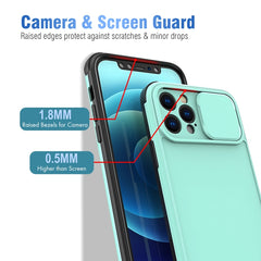 Sliding Camera Cover Design PC + TPU Phone Case