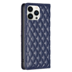 Diamond Lattice Magnetic Leather Flip Phone Case, For iPhone 13 Pro Max, For iPhone 13 Pro, For iPhone 13, For iPhone 12 Pro Max