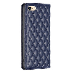 Diamond Lattice Magnetic Leather Flip Phone Case, For iPhone SE 2022 / SE 2020 / 8 / 7, For iPhone XS Max, For iPhone XS / X, For iPhone XR
