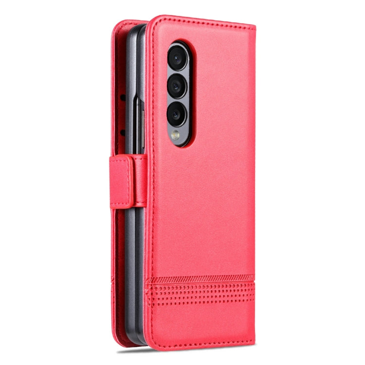 AZNS Magnetic Calf Texture Horizontal Flip Leather Phone Case, For Samsung Galaxy Z Fold3 5G, For Samsung Galaxy Z Fold4 AZNS Magnetic Calf Texture Horizontal Flip Leather Phone Case, For Samsung Galaxy Z Fold3 5G, For Samsung Galaxy Z Fold4
