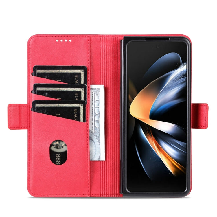 AZNS Magnetic Calf Texture Horizontal Flip Leather Phone Case, For Samsung Galaxy Z Fold3 5G, For Samsung Galaxy Z Fold4 AZNS Magnetic Calf Texture Horizontal Flip Leather Phone Case, For Samsung Galaxy Z Fold3 5G, For Samsung Galaxy Z Fold4