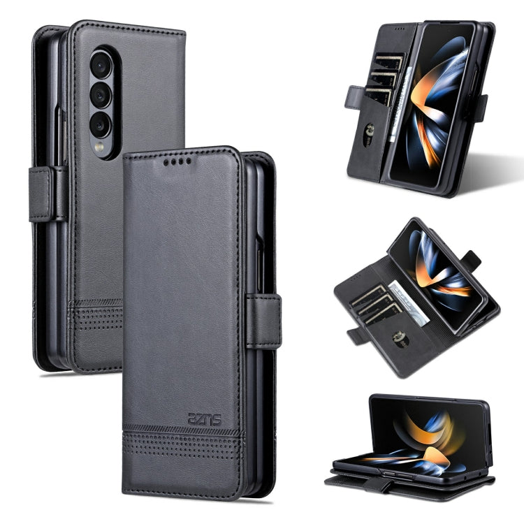 AZNS Magnetic Calf Texture Horizontal Flip Leather Phone Case, For Samsung Galaxy Z Fold3 5G, For Samsung Galaxy Z Fold4 AZNS Magnetic Calf Texture Horizontal Flip Leather Phone Case, For Samsung Galaxy Z Fold3 5G, For Samsung Galaxy Z Fold4