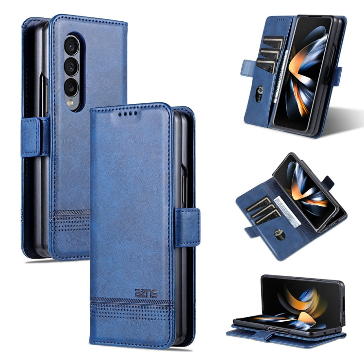 AZNS Magnetic Calf Texture Horizontal Flip Leather Phone Case, For Samsung Galaxy Z Fold3 5G, For Samsung Galaxy Z Fold4 AZNS Magnetic Calf Texture Horizontal Flip Leather Phone Case, For Samsung Galaxy Z Fold3 5G, For Samsung Galaxy Z Fold4