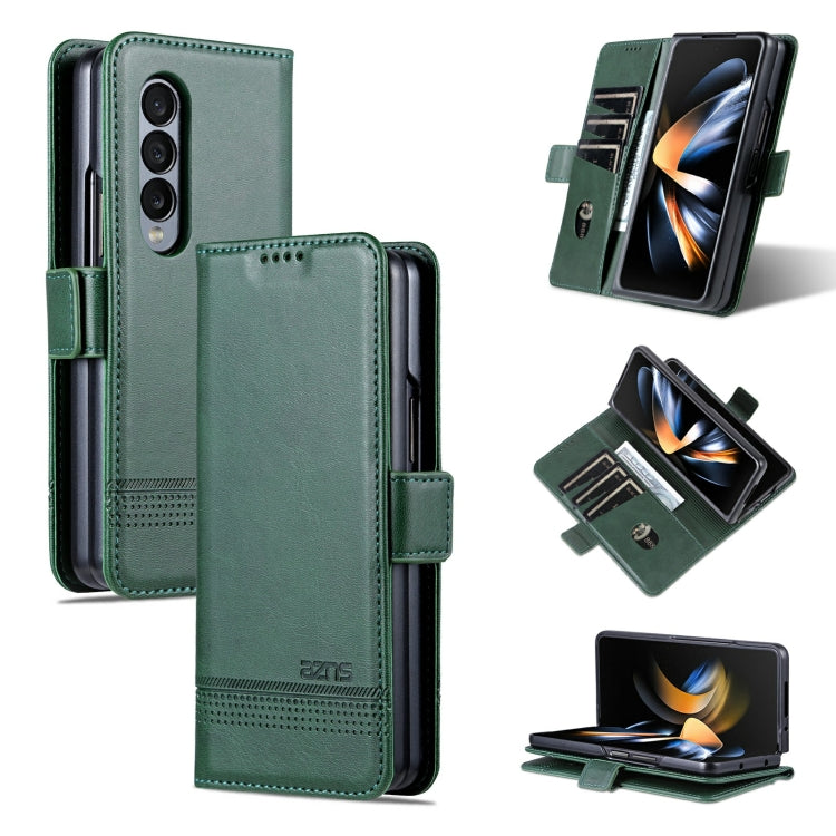 AZNS Magnetic Calf Texture Horizontal Flip Leather Phone Case, For Samsung Galaxy Z Fold3 5G, For Samsung Galaxy Z Fold4 AZNS Magnetic Calf Texture Horizontal Flip Leather Phone Case, For Samsung Galaxy Z Fold3 5G, For Samsung Galaxy Z Fold4