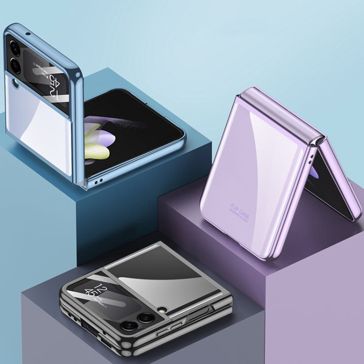 GKK Integrated Electroplating All-inclusive Phone Case, For Samsung Galaxy Z Flip4 GKK Integrated Electroplating All-inclusive Phone Case, For Samsung Galaxy Z Flip4