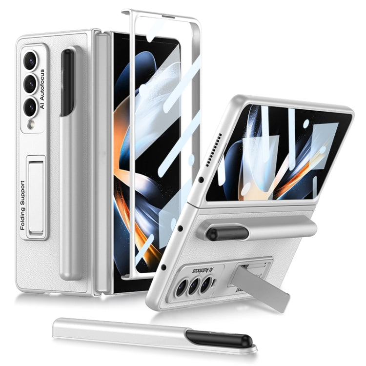 GKK Ultra-thin Shockproof Leather Protective Case with Holder & Pen Slots, For Samsung Galaxy Z Fold4 GKK Ultra-thin Shockproof Leather Protective Case with Holder & Pen Slots, For Samsung Galaxy Z Fold4