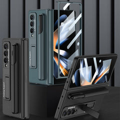 GKK Ultra-thin Shockproof Leather Protective Case with Holder & Pen Slots, For Samsung Galaxy Z Fold4
