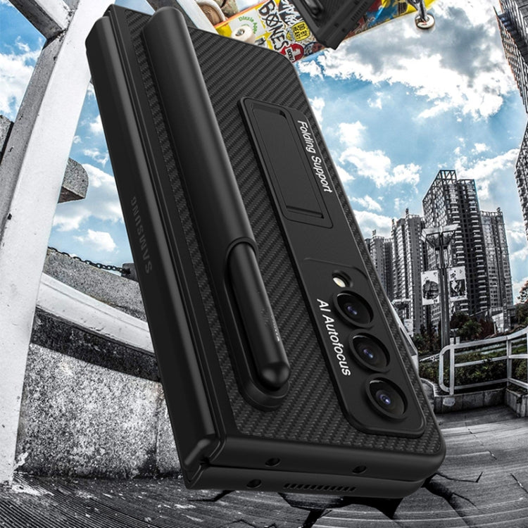 GKK Ultra-thin Shockproof Leather Protective Case with Holder & Pen Slots, For Samsung Galaxy Z Fold4 GKK Ultra-thin Shockproof Leather Protective Case with Holder & Pen Slots, For Samsung Galaxy Z Fold4