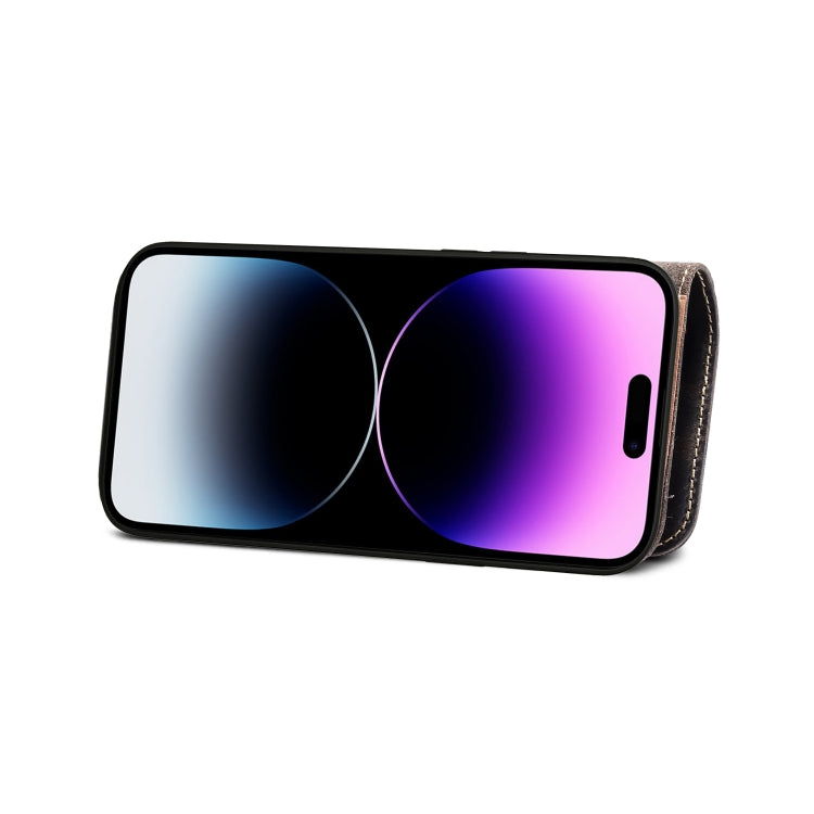 Denior Oil Wax Cowhide Magnetic Button Genuine Leather Case, For iPhone 14 Pro Max, For iPhone 14 Pro, For iPhone 14, For iPhone 14 Plus, For iPhone 13 Pro Max, For iPhone 13 Pro Denior Oil Wax Cowhide Magnetic Button Genuine Leather Case, For iPhone 14 Pro Max, For iPhone 14 Pro, For iPhone 14, For iPhone 14 Plus, For iPhone 13 Pro Max, For iPhone 13 Pro