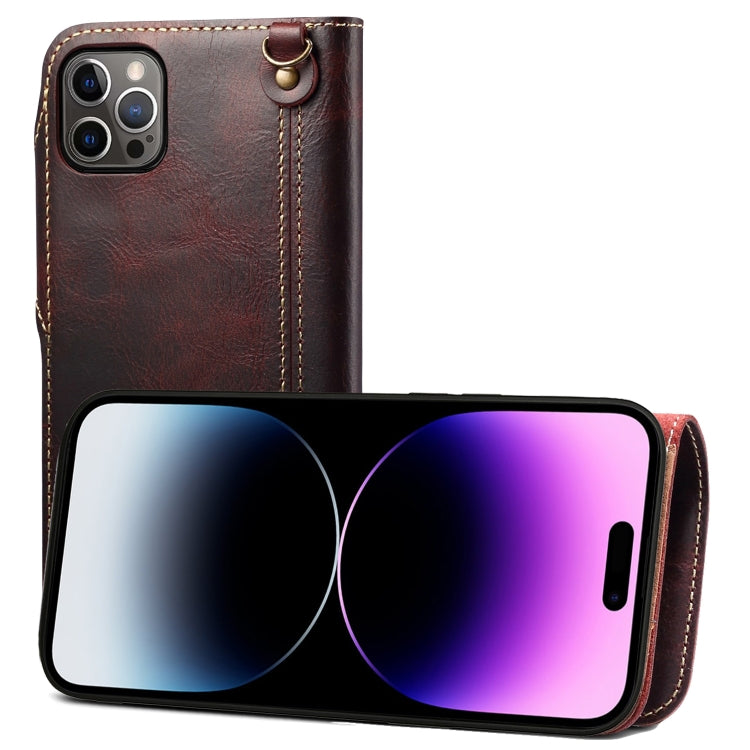 Denior Oil Wax Cowhide Magnetic Button Genuine Leather Case, For iPhone 14 Pro Max, For iPhone 14 Pro, For iPhone 14, For iPhone 14 Plus, For iPhone 13 Pro Max, For iPhone 13 Pro Denior Oil Wax Cowhide Magnetic Button Genuine Leather Case, For iPhone 14 Pro Max, For iPhone 14 Pro, For iPhone 14, For iPhone 14 Plus, For iPhone 13 Pro Max, For iPhone 13 Pro