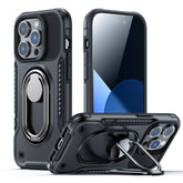 JOYROOM PC + TPU Dual-layer Shockproof Phone Case with Rotating Holder
