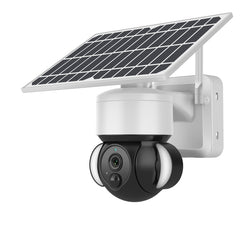 2.4G Wifi Solar Battery Powered? Floodlight PTZ? Camera with PIR Human Detection