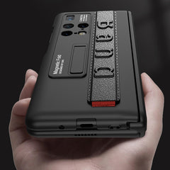 GKK Magnetic Hinge Integrated Phone Case with Wrist Strap, For Huawei Mate X2