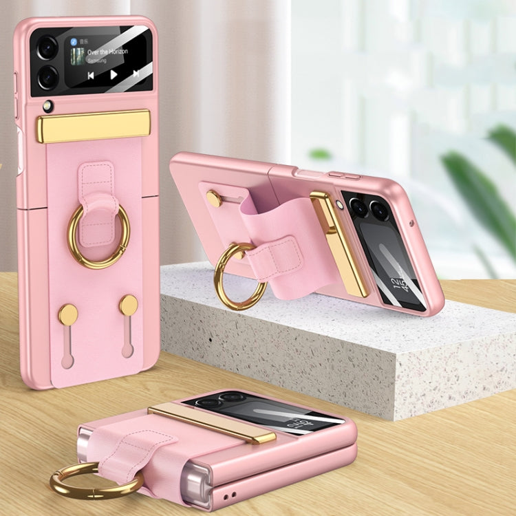 GKK Ultrathin Shockproof Phone Case with Ring Holder / Wrist Strap, For Samsung Galaxy Z Flip4 GKK Ultrathin Shockproof Phone Case with Ring Holder / Wrist Strap, For Samsung Galaxy Z Flip4