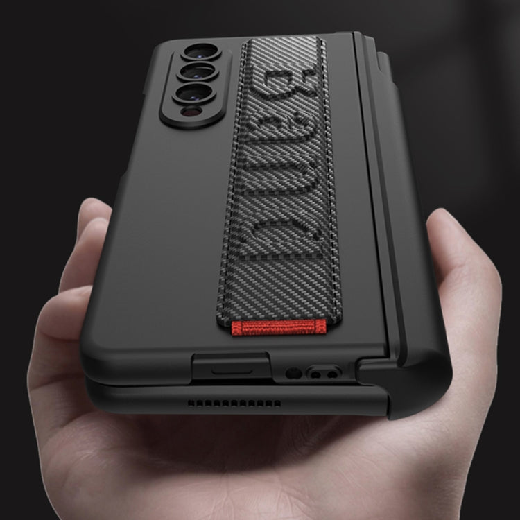 GKK Magnetic Fold Hinge Shockproof Phone Case with Wrist Strap, For Samsung Galaxy Z Fold4 GKK Magnetic Fold Hinge Shockproof Phone Case with Wrist Strap, For Samsung Galaxy Z Fold4