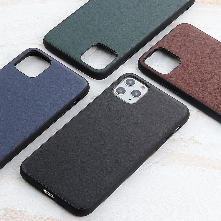 Genuine Leather Lambskin Texture Protective Case, For iPhone 11, For iPhone 11 Pro, For iPhone 11 Pro Max Genuine Leather Lambskin Texture Protective Case, For iPhone 11, For iPhone 11 Pro, For iPhone 11 Pro Max