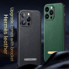 SULADA Famous Artisan Series Litchi Leather PC + TPU Phone Case, For iPhone 14, For iPhone 14 Plus, For iPhone 14 Pro, For iPhone 14 Pro Max