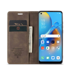 CaseMe 013 Multifunctional Horizontal Flip Leather Phone Case, For OPPO F19/F19S/A74 4G/A95 4G