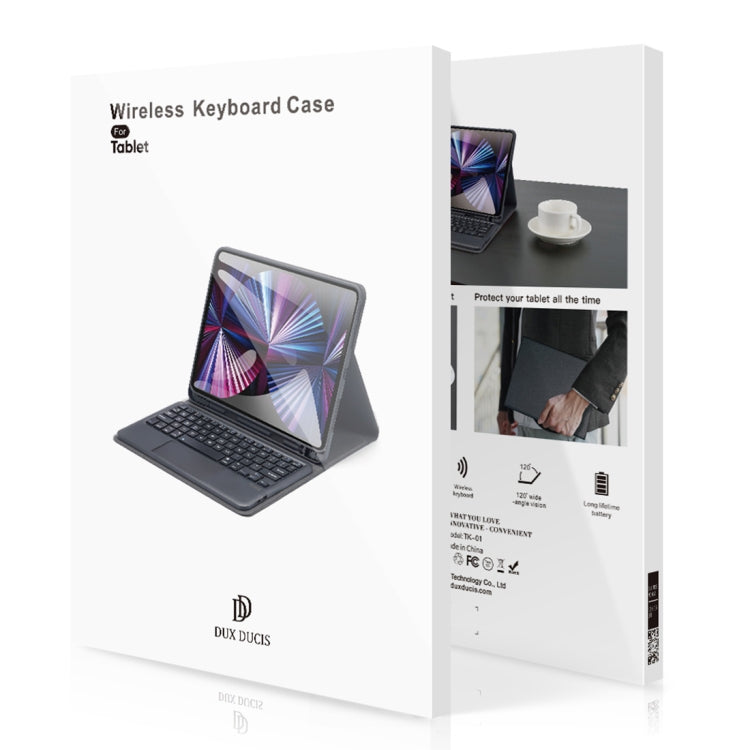 DUX DUCIS Bluetooth Keyboard Leather Case with Touchpad & Smart Sleep Function, For iPad 10th Gen 10.9 2022 DUX DUCIS Bluetooth Keyboard Leather Case with Touchpad & Smart Sleep Function, For iPad 10th Gen 10.9 2022