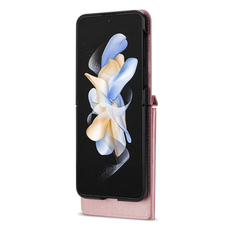 N.BEKUS Side Zipper Folding Phone Leather Case, For Samsung Galaxy Z Flip3 5G, For Samsung Galaxy Z Flip4 N.BEKUS Side Zipper Folding Phone Leather Case, For Samsung Galaxy Z Flip3 5G, For Samsung Galaxy Z Flip4