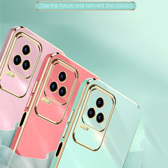 XINLI Straight Edge 6D Electroplate TPU Phone Case