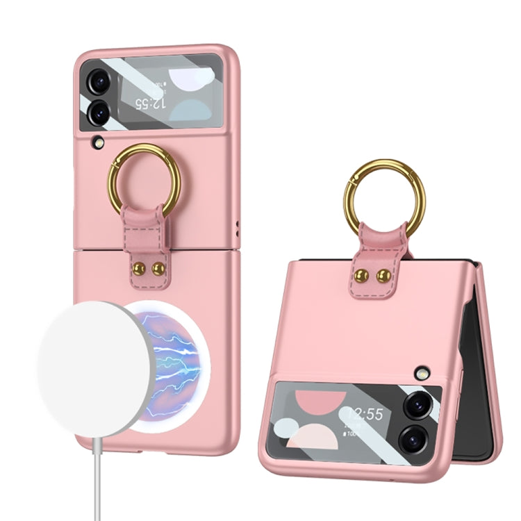 GKK MagSafe Ultrathin Integrated Shockproof Phone Case with Ring Holder, For Samsung Galaxy Z Flip4 GKK MagSafe Ultrathin Integrated Shockproof Phone Case with Ring Holder, For Samsung Galaxy Z Flip4