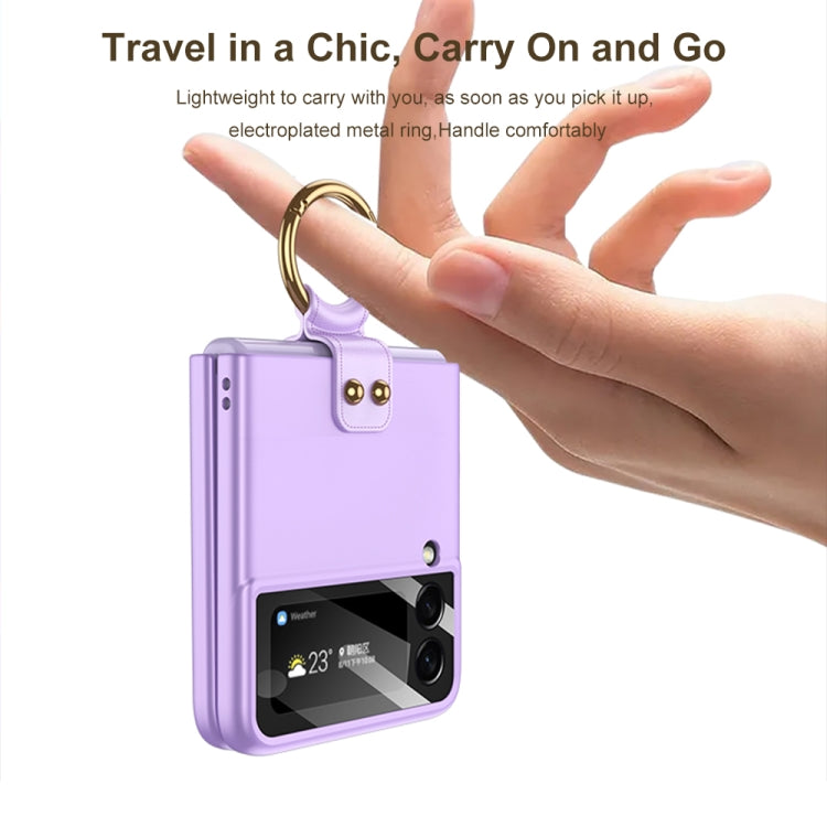 GKK MagSafe Ultrathin Integrated Shockproof Phone Case with Ring Holder, For Samsung Galaxy Z Flip4 GKK MagSafe Ultrathin Integrated Shockproof Phone Case with Ring Holder, For Samsung Galaxy Z Flip4