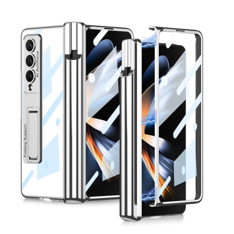 GKK Magnetic Fold Hinge Shockproof Phone Case with Pen Slots, For Samsung Galaxy Z Fold4 GKK Magnetic Fold Hinge Shockproof Phone Case with Pen Slots, For Samsung Galaxy Z Fold4