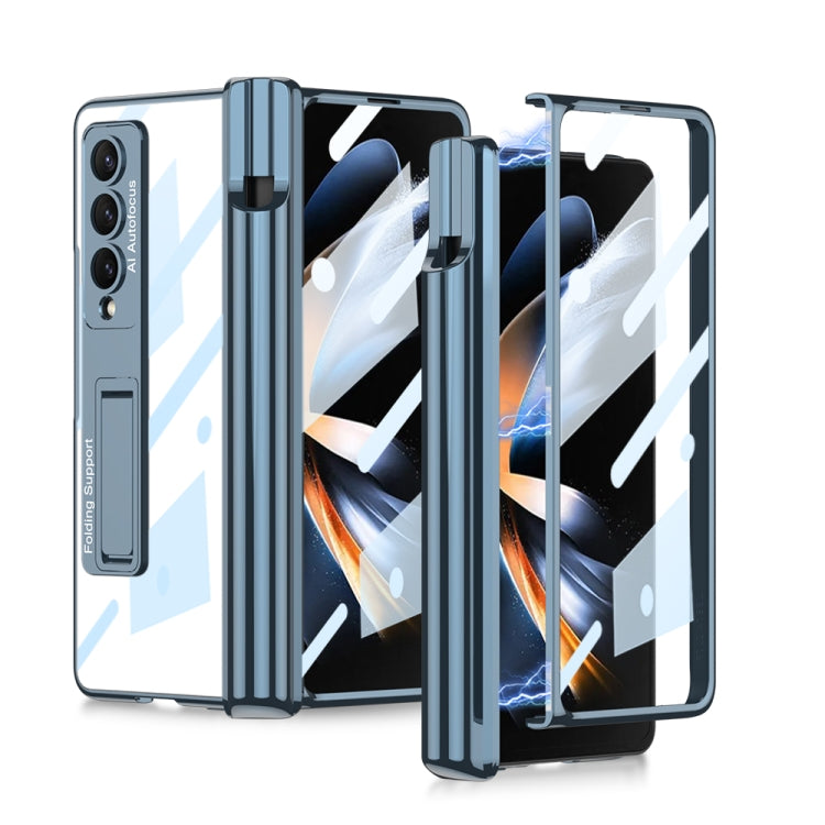 GKK Magnetic Fold Hinge Shockproof Phone Case with Pen Slots, For Samsung Galaxy Z Fold4 GKK Magnetic Fold Hinge Shockproof Phone Case with Pen Slots, For Samsung Galaxy Z Fold4
