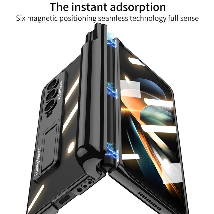 GKK Magnetic Fold Hinge Shockproof Phone Case with Pen Slots, For Samsung Galaxy Z Fold4 GKK Magnetic Fold Hinge Shockproof Phone Case with Pen Slots, For Samsung Galaxy Z Fold4