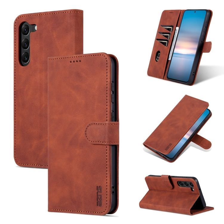 AZNS Skin Feel Calf Texture Flip Leather Phone Case, For Samsung Galaxy S23 5G, For Samsung Galaxy S23+ 5G, For Samsung Galaxy S23 Ultra 5G AZNS Skin Feel Calf Texture Flip Leather Phone Case, For Samsung Galaxy S23 5G, For Samsung Galaxy S23+ 5G, For Samsung Galaxy S23 Ultra 5G