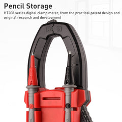 HABOTEST HT208D 1000A Digital Clamp Multi-Function Burn-proof Universal Meter, HT208D